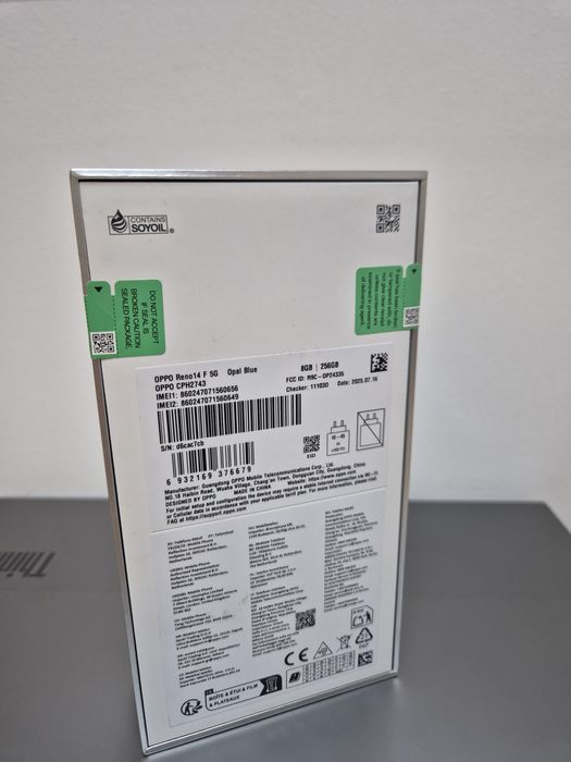 OPPO Reno 14 F 5G 256GB NOU