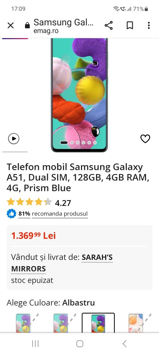 Samsung Galaxy a51