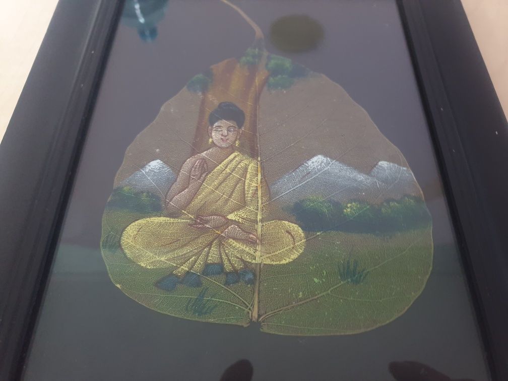 Pictură Buddha Frunza  uscata