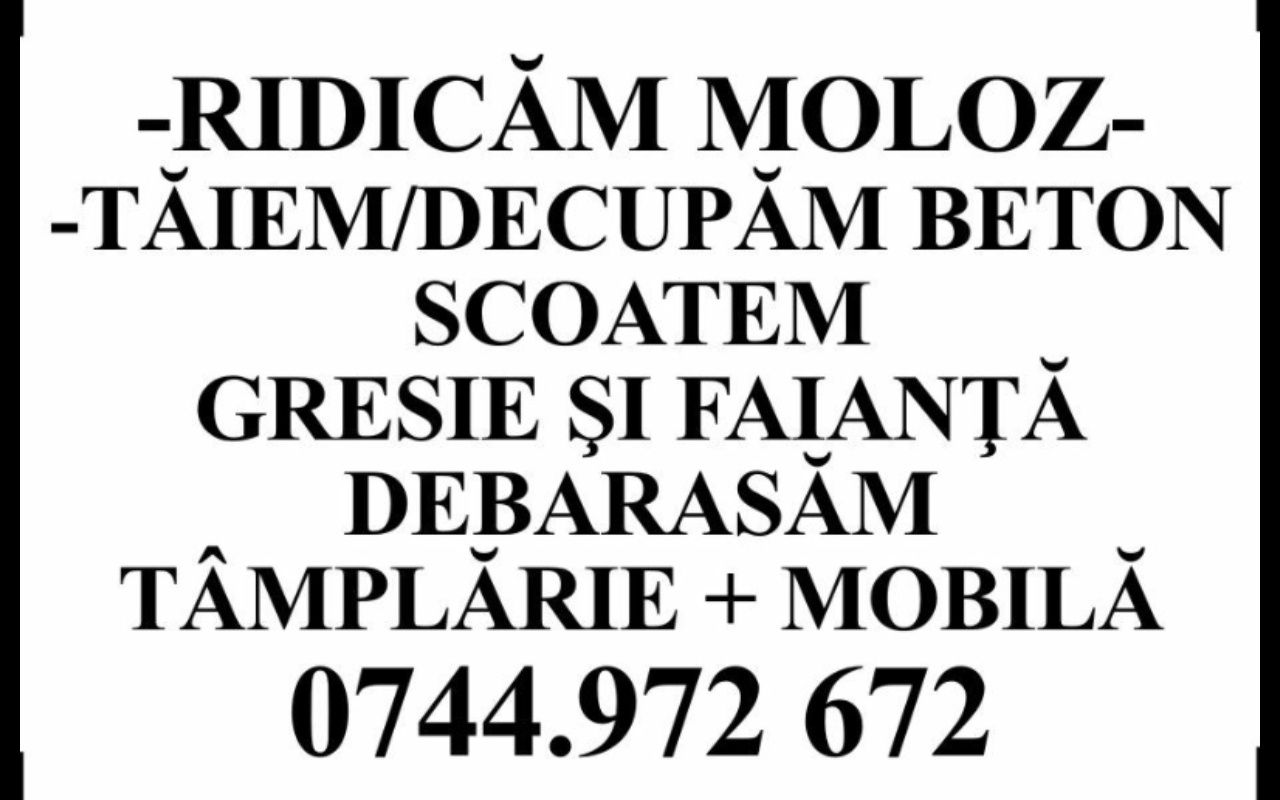 MOLUZ/MOLOZ GALATI ridicam de la domiciliu