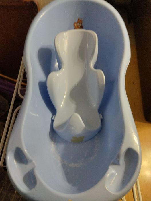 Ванночка 95см. для купания ребенка с горкой для младенцев и игрушками