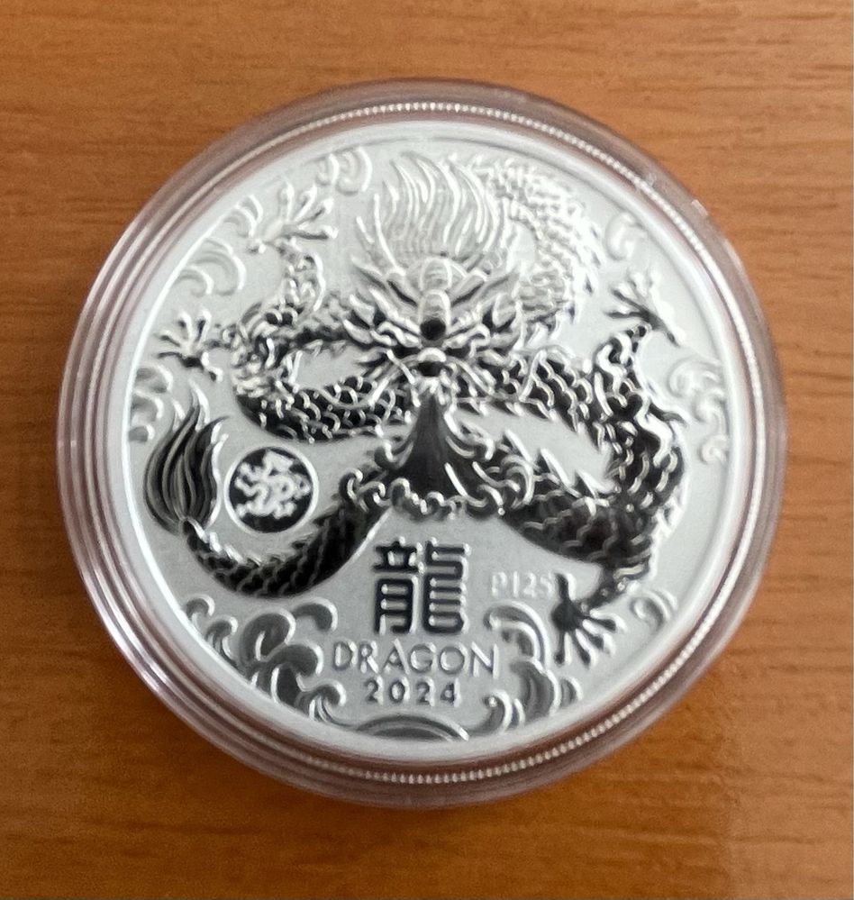Сребърни инвестиционни монети от 1 oz. Змия 25, Панда/Дракон,кюлче мед