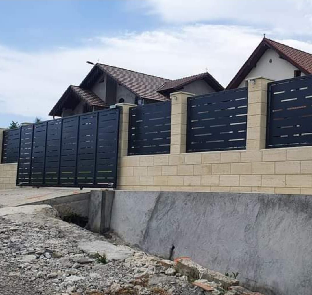 Garduri porti balustrade confectii metalice vopsitorie electrostatica