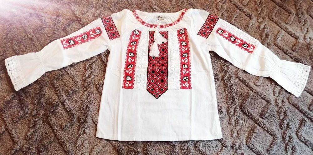 Ie fetite motive traditionale bumbac 0-16 ani