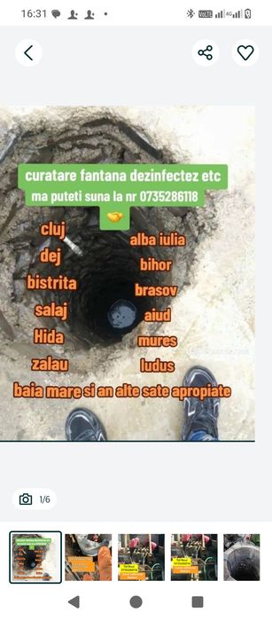 Curatare fantana adancesc