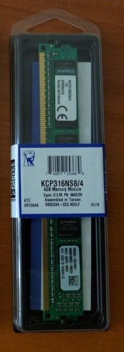 Kit Memorie 8GB DDR3 Kingston 1600Mhz CL11 1.5V sigilat nou 2 x 4GB
