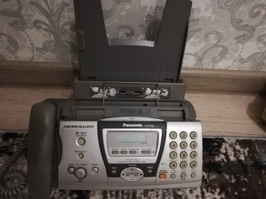 Продам факс Panasonic и радиотелефон Panasonic б/у за 5000 тенге