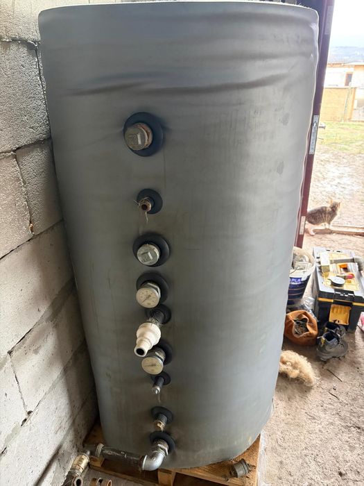 Puffer rezervor de agent termic izolat 300l si vas expansiune