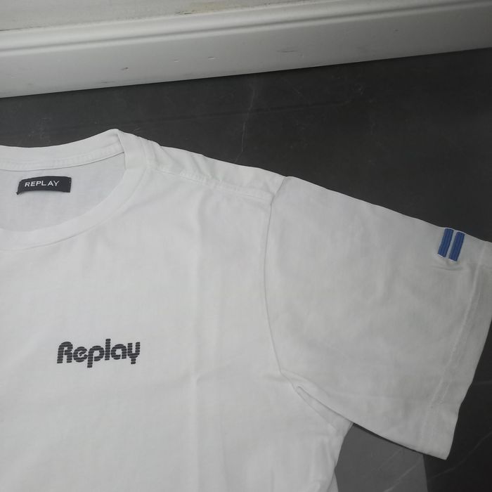 Tricou replay alb