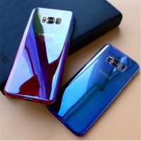 Husa Samsung Galaxy S9 , Gradient Color Cameleon Albastru-Galben