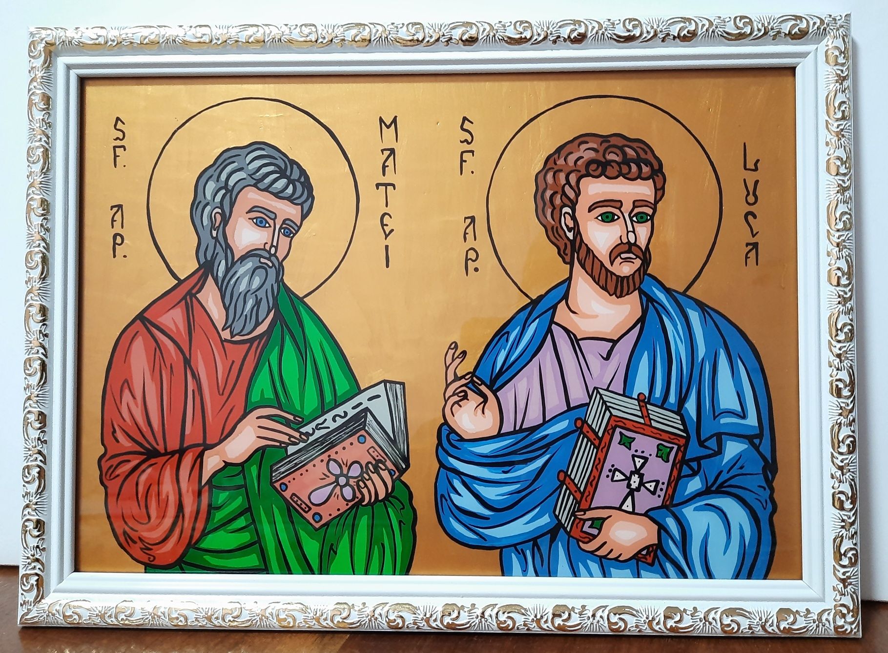 Icoana pictata cu Sfantul Apostol Cezar superbe picturi cadouri