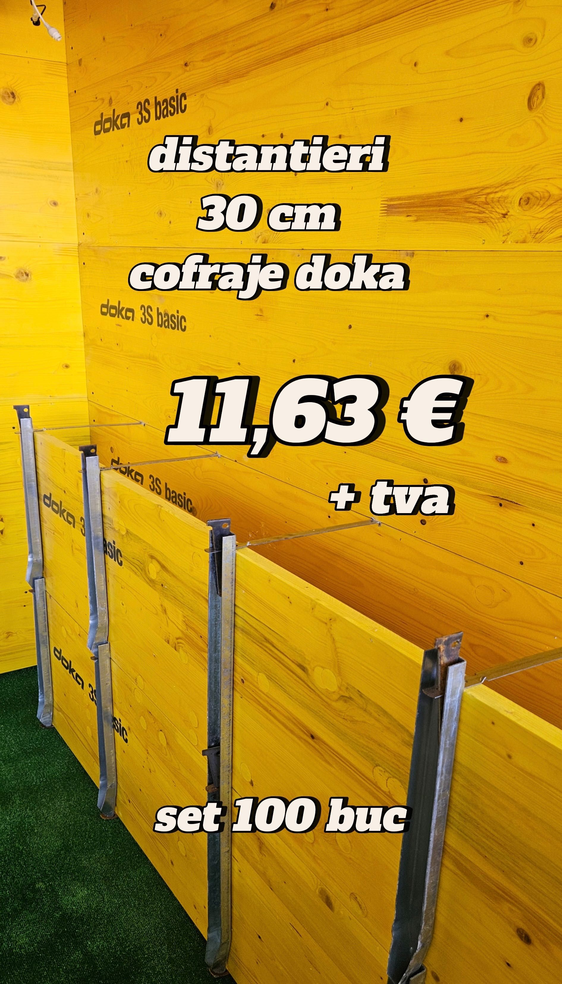 Distantieri cofrag doka !!! 30 cm 11,63 €+tva