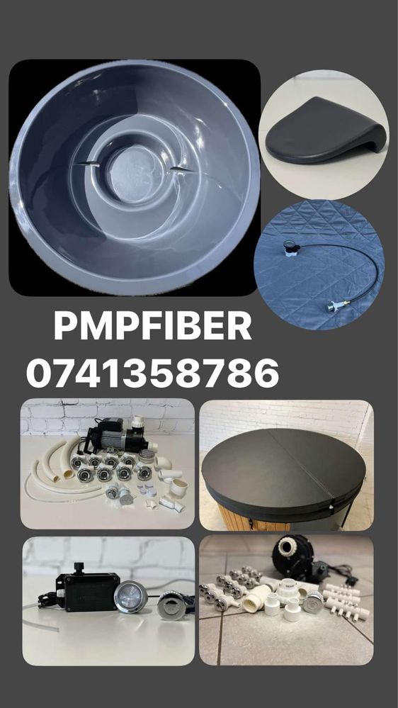 Ciubar/Ciubere fibra de sticla/jacuzzi/hottub/minipiscina/deTop/PMP