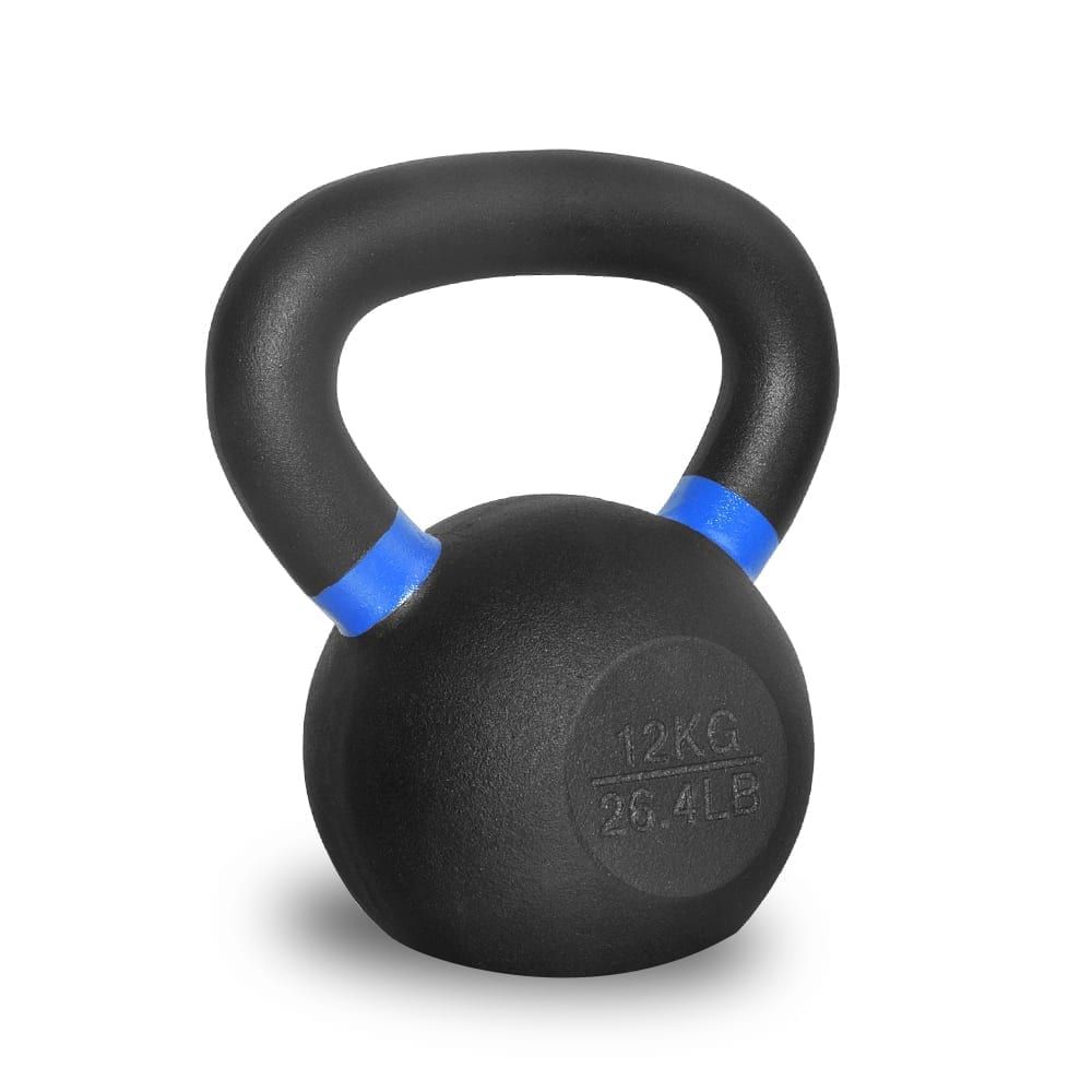 Gantera Kettlebell Zoco Body Fit HL011, Greutate 10 kg, Negru