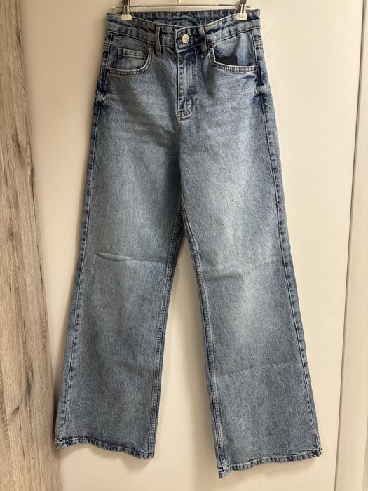 Blugi Wide leg - Massimo Dutti - noi, cu eticheta - S/36