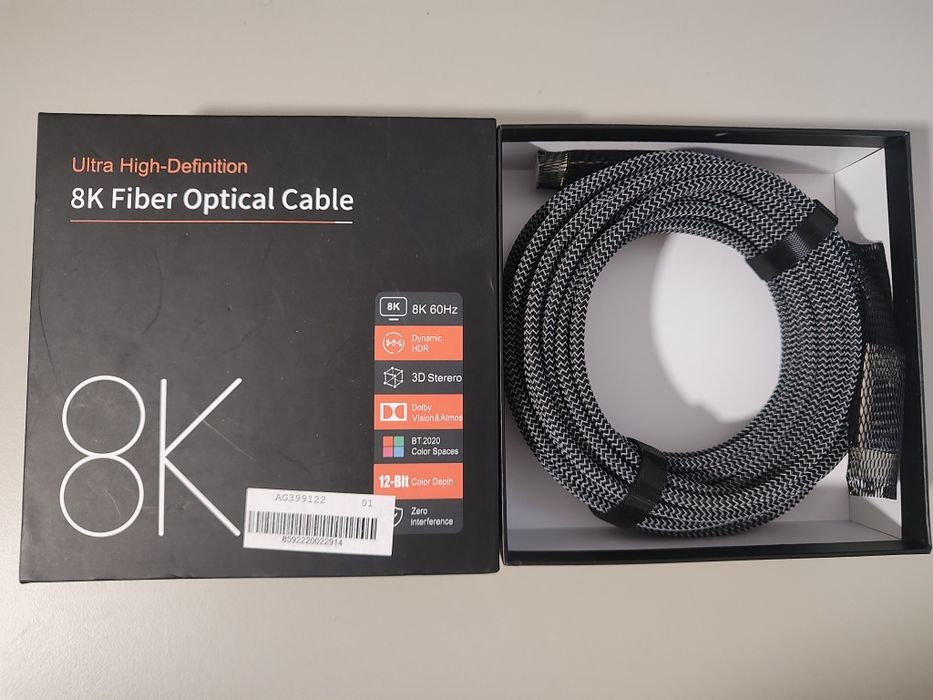 Cablu HDMI 2.1 Fibră Optică - 8K/4K