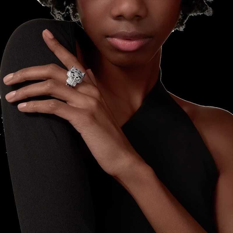 CARTIER Panthere de Cartier Big Rose Gold Diamonds Пръстен