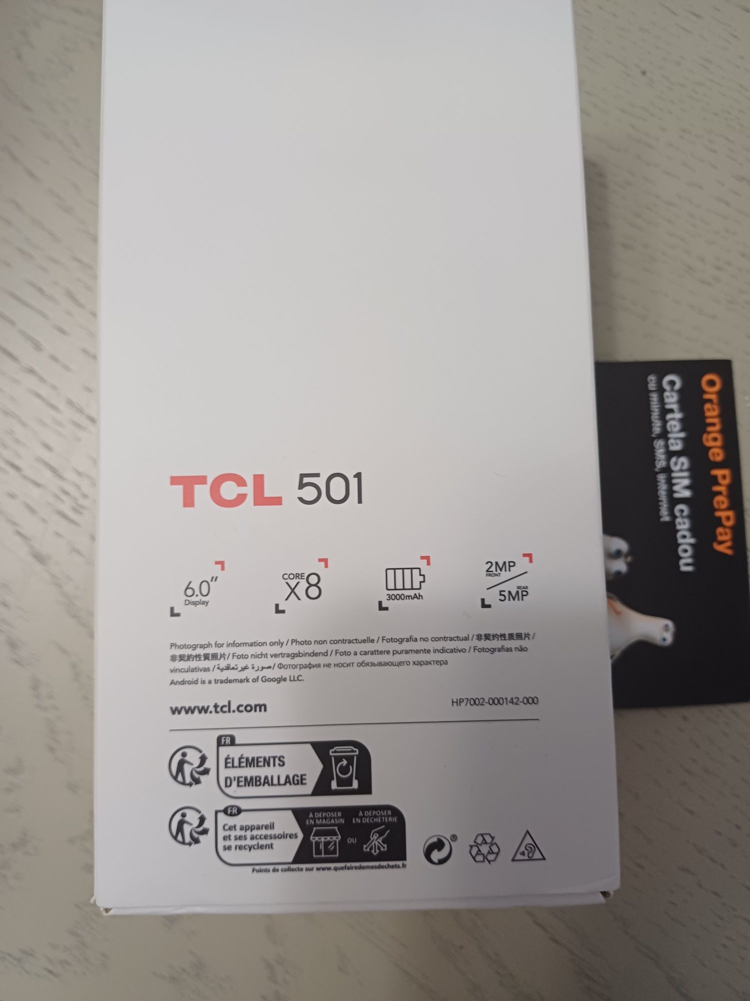 TCL 501 Prime Black