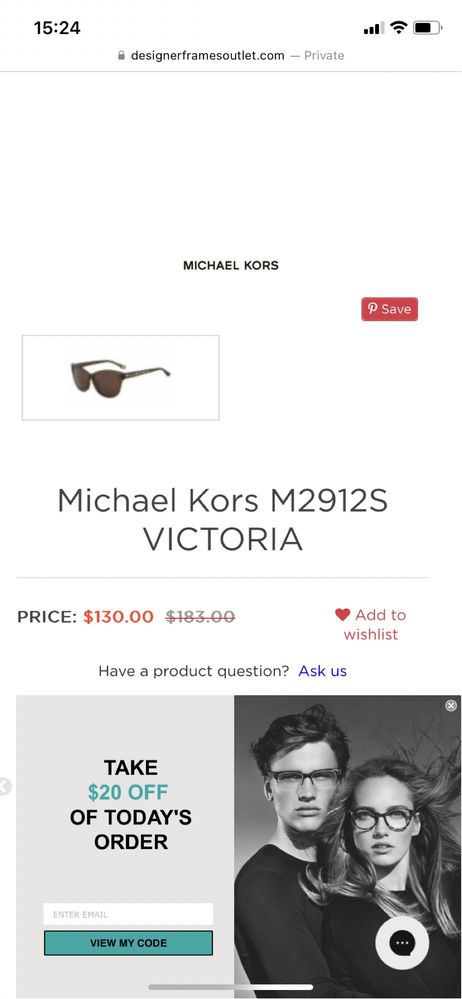 Ochelari de soare Michael Kors originali