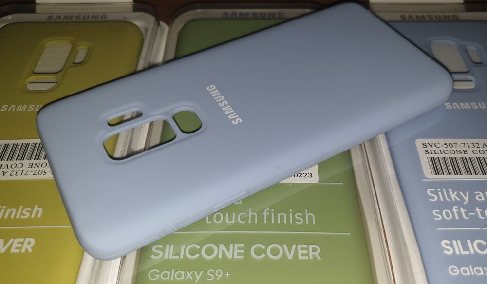 Husa silicon originala Samsung Silicone Cover Galaxy S9+ S9 Plus G965
