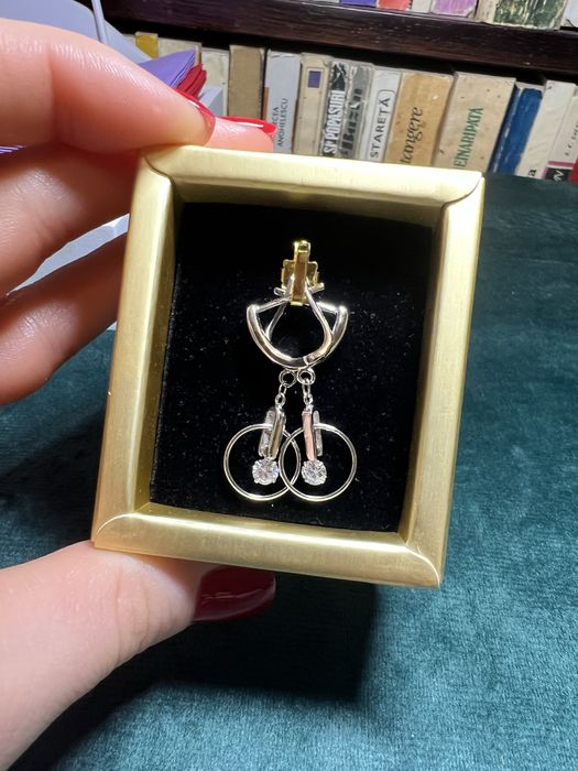 Cercei de argint Meli Melo noi