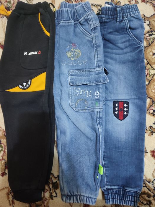 Детская одежда: футболки, брючки, джинсы,