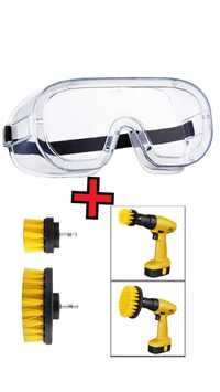 Ochelari de Protectie + 2 perii de curatare covoare / mocheta Auto