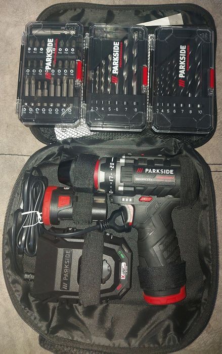 SET Masina de gaurit, autofiletanta 12V PARKSIDE