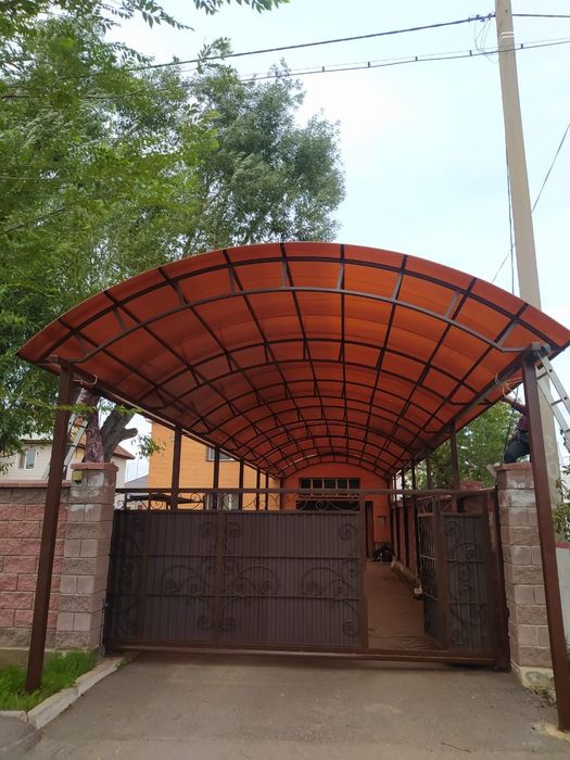 Навес, козырек, беседка, качели, изготовление на заказ