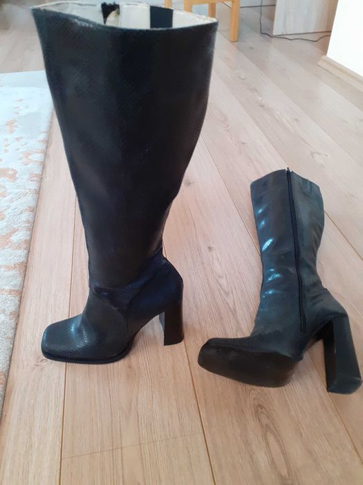 cizme de dama din piele