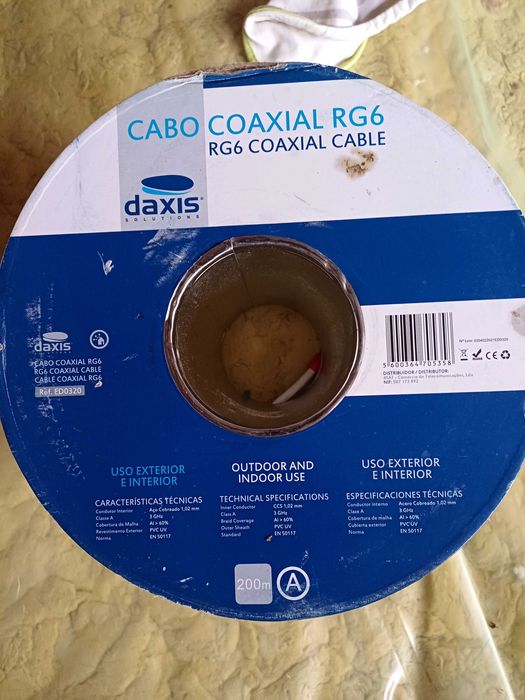Vand cablu coaxial daxis rola 200m