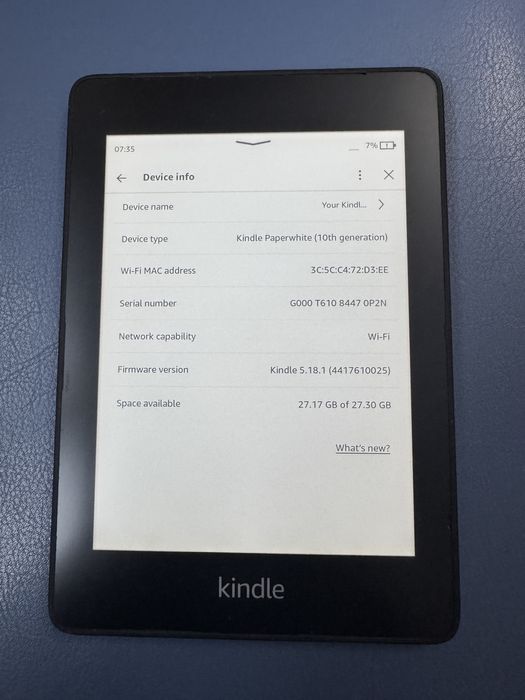 Ebook reader amazon paperwhite 10th