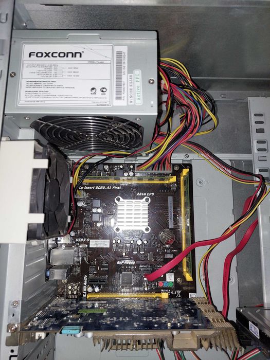 Компьютер рабочий. Новая материнская плата.