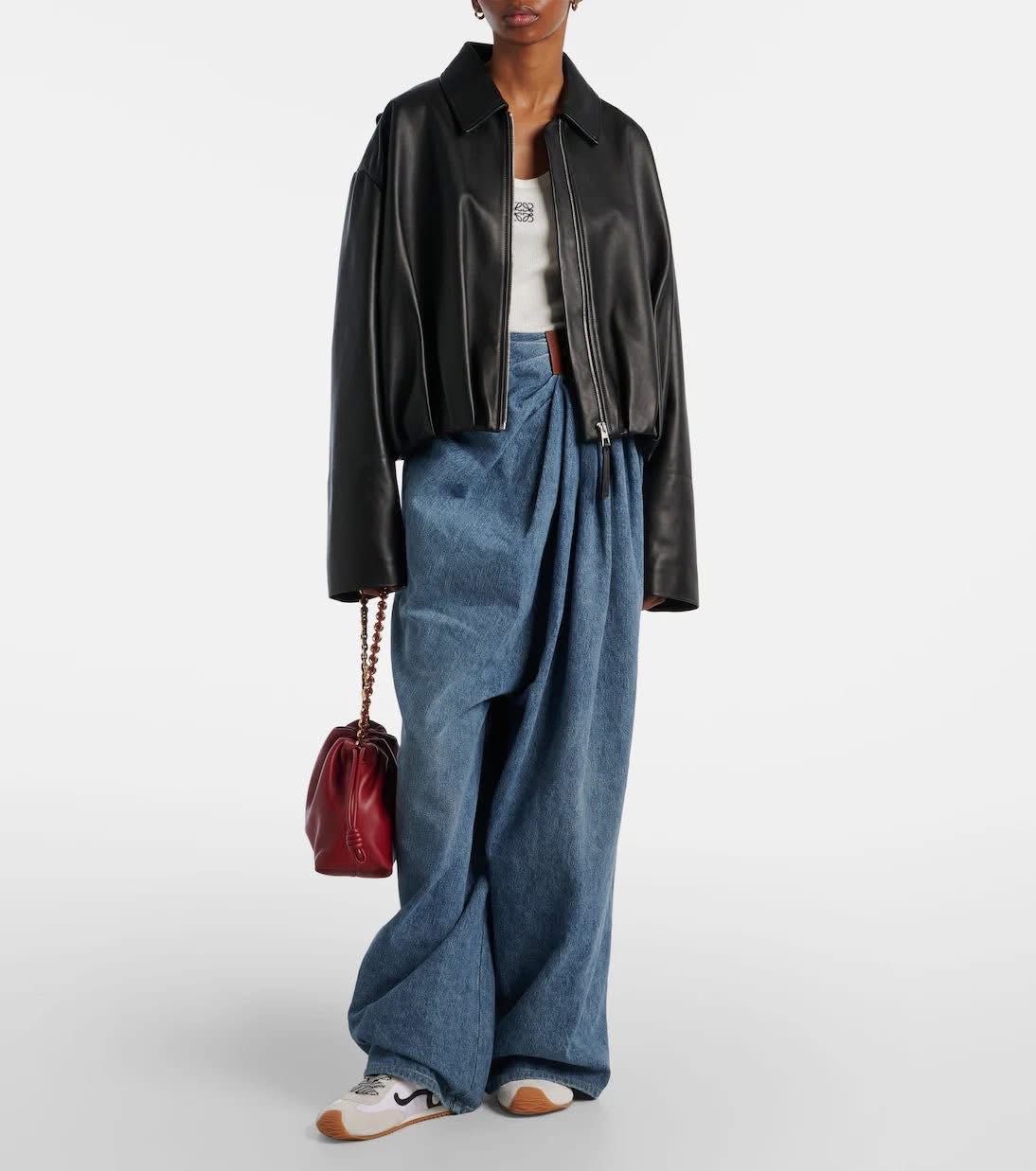 Кожено яке Loewe