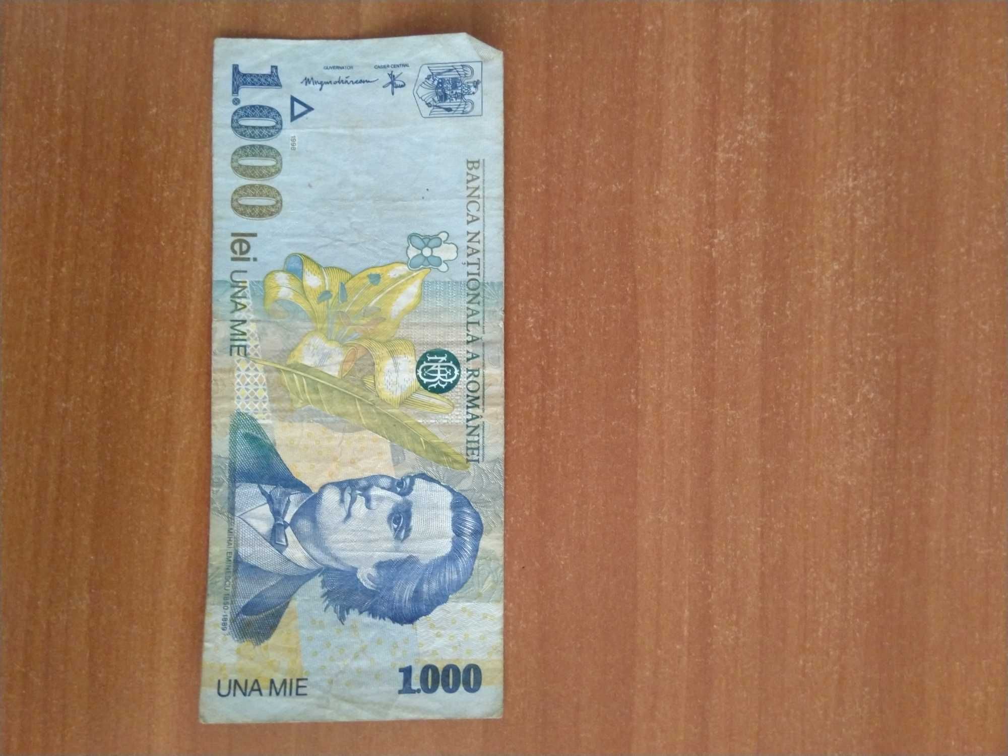 Bancnota 1000 lei Mihai Eminescu