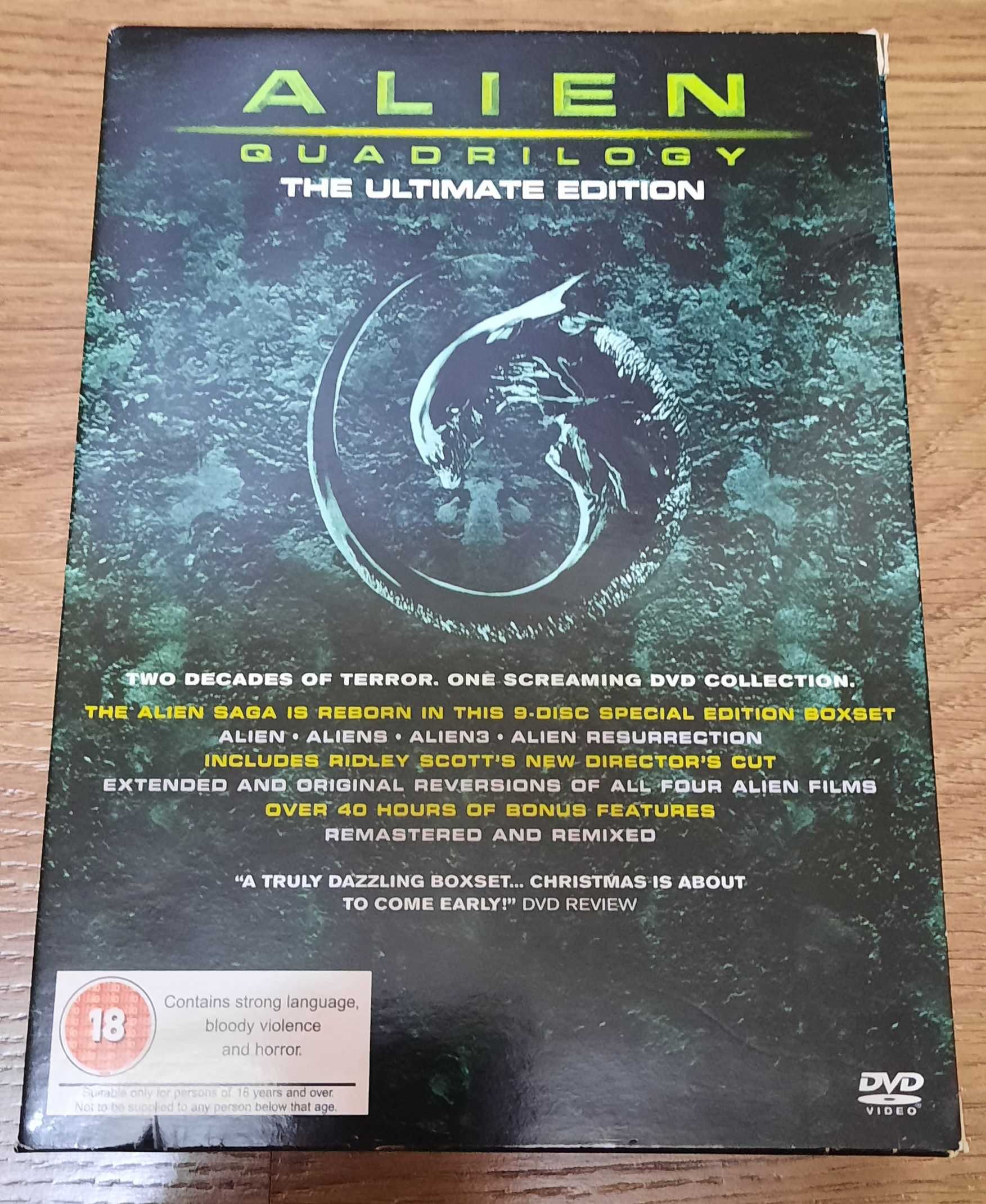 Alien Quadrilogy Boxset Filme versiuni Extended & Theatrical 9 DVD uri