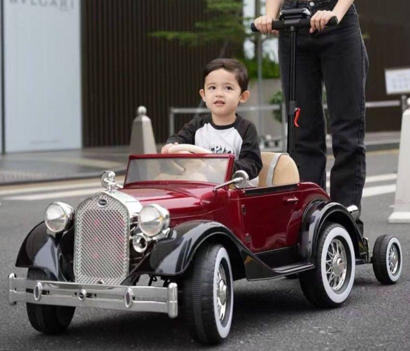 Ретро болалар машинаси 24V 5 мотор катталарга сигвейи бор электромобил