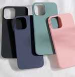 Iphone 12/13/14/15/16E PRO MAX Husa Silicon X LEVEL Thin Catifea Inte