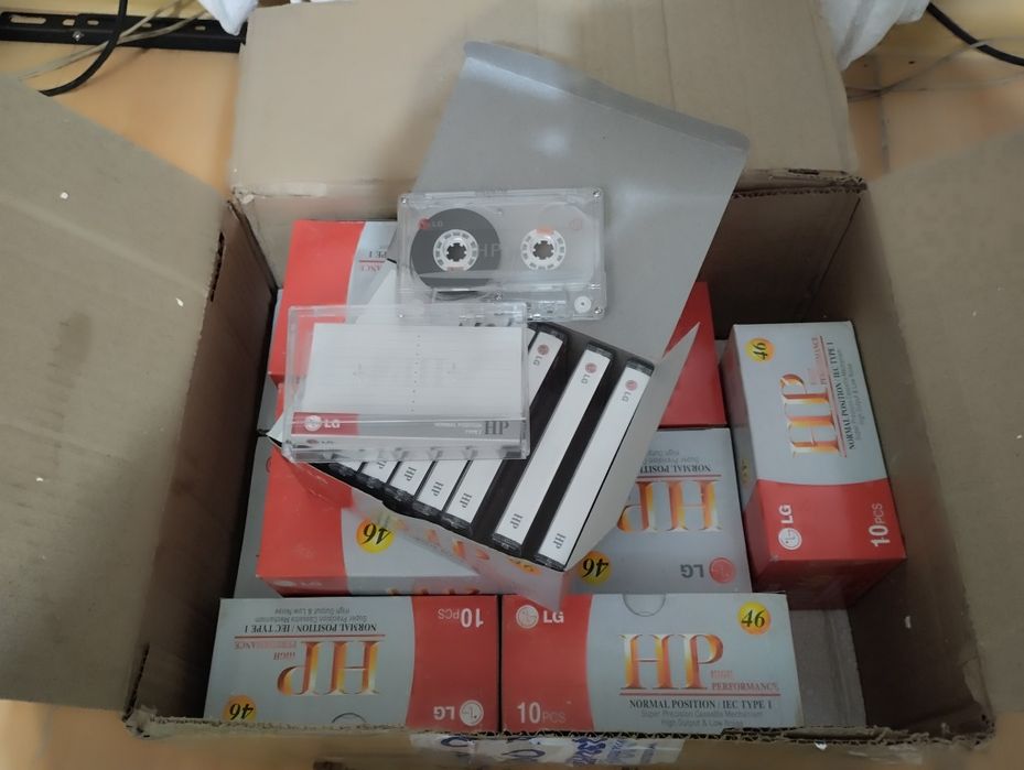 Аудио касеты LG новые