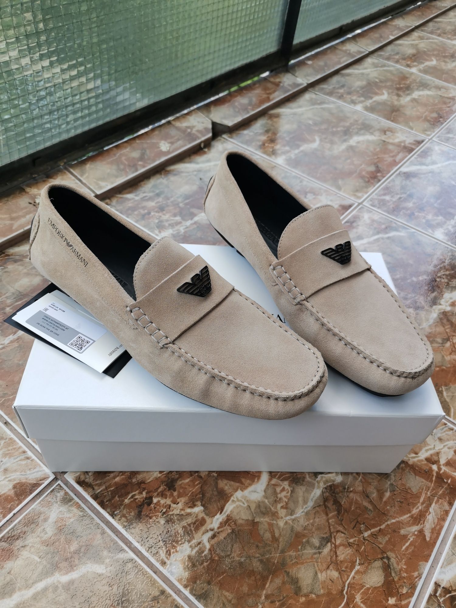 Emporio Armani mocasini piele naturala nr 45