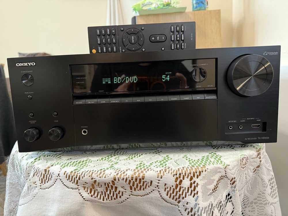 Onkyo TX-NR656 Bluetooth Wi-Fi дистанционно