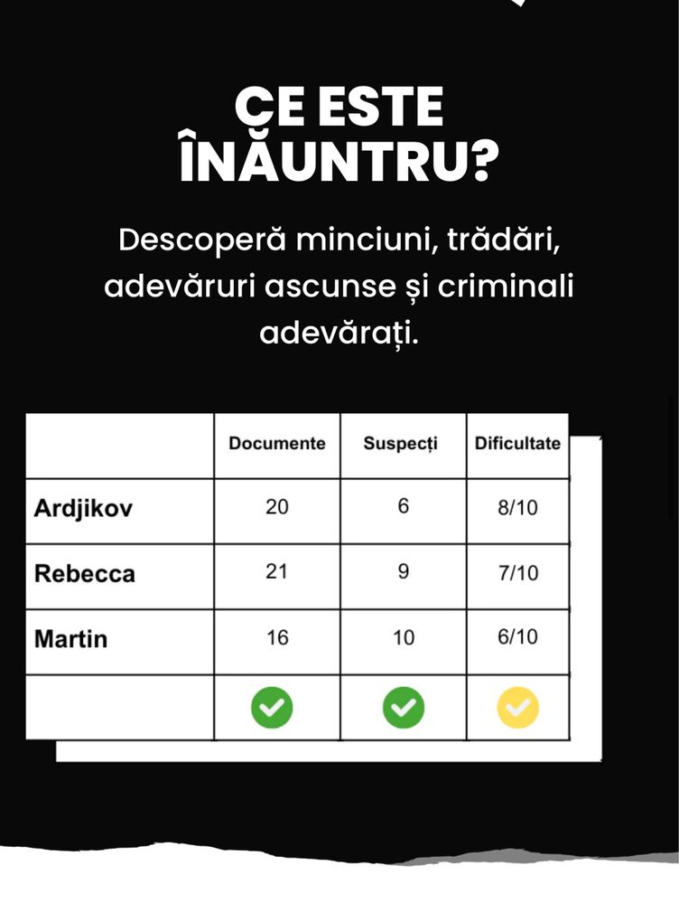 Ancheta Penală - Rezolvă un caz penal, singur sau în echipă! PDF