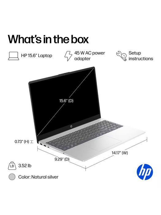 HP Laptop 15 Athlon 7120U 8/256 GB