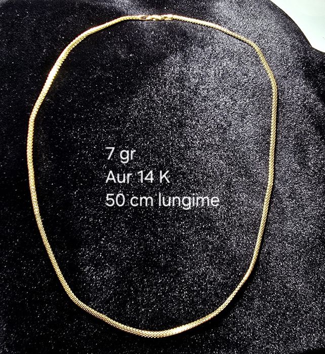 2 lanturi de aur 14k lant aur cuban