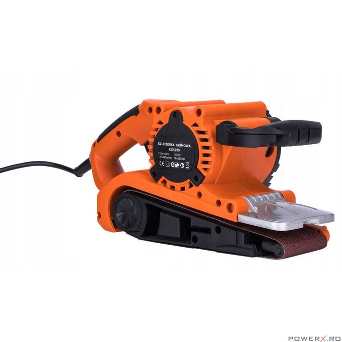 Slefuitor cu banda 2000W, 220V, 76 x 533 mm, sac pentru praf,Kraft