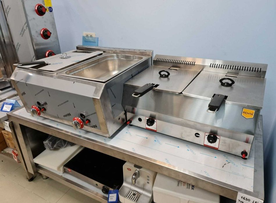 FRITEUZA Gaz Profesionala  dubla HoReCa / Friptoza Gaz / Fritoza Gaz