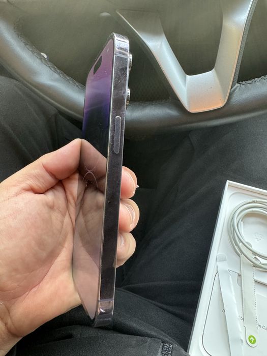iPhone 14 pro Deep purple 128 gb 83% yemkost