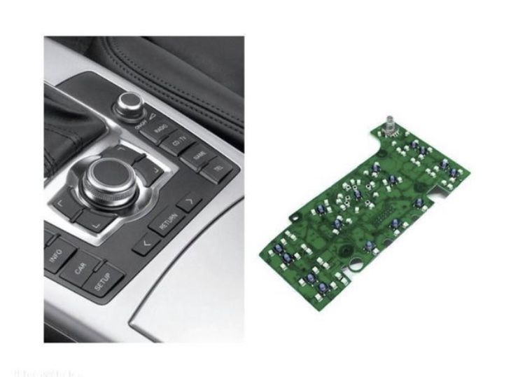 Placa consola MMI butoane Audi A6 C6 4F,Audi Q7 4L noua