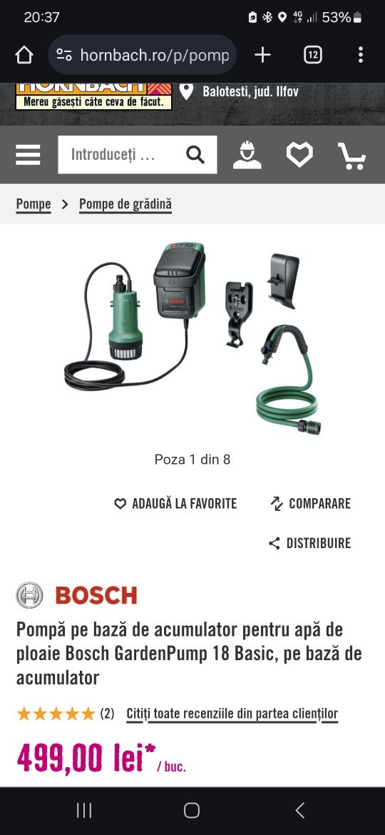 Pompa de gradina Bosch