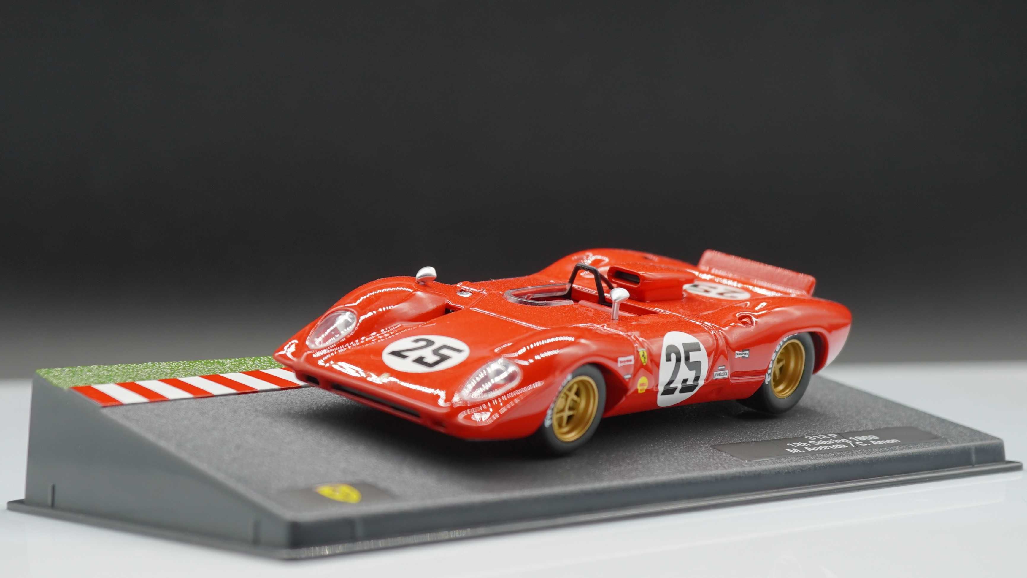 1969 Ferrari 312P "Nr.25 12h of Sebring" - Bburago/ Altaya 1/43